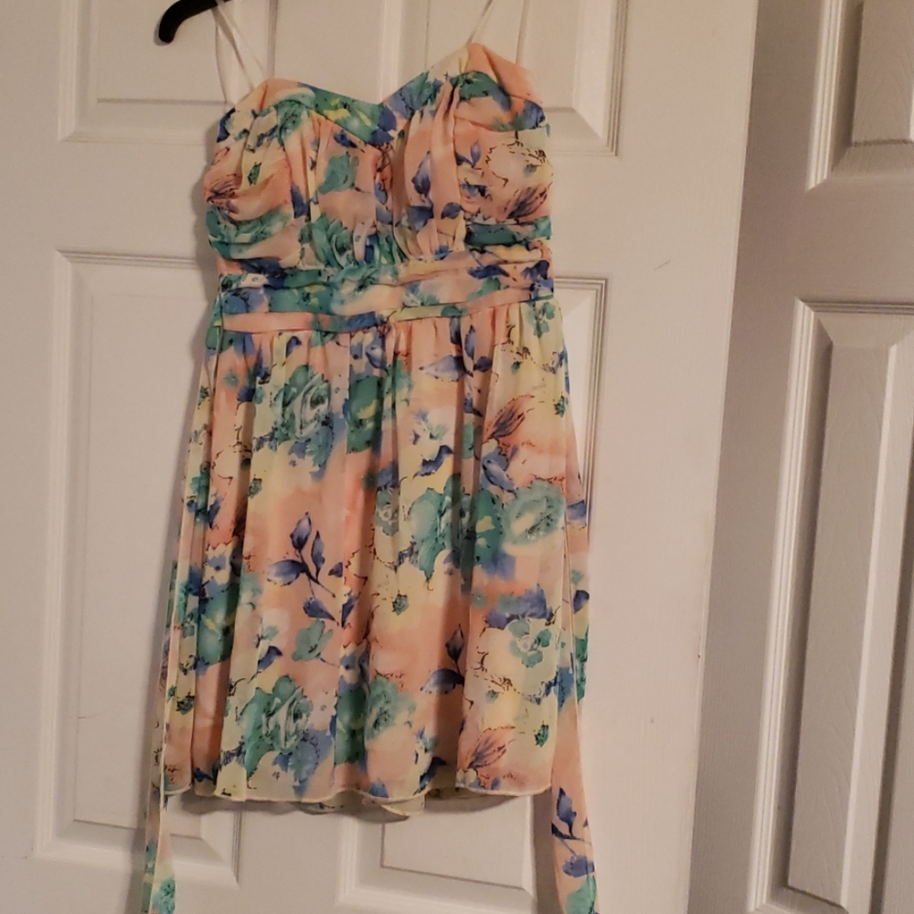 Strapless dress